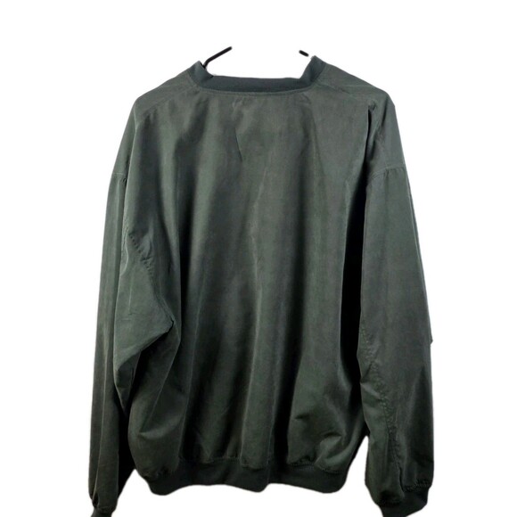 Mg Gold Men's Large Green V-Neck Long Seeve Pullover - Picture 5 of 6